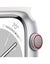 Apple Watch Series 8 45mm GPS Silver Aluminum Case White Sport Band A2771 (Br... Carousel 3
