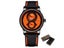 Forsining Skeleton Automatic Mechanical Watches Waterproof Men's Watch Famous Carousel 1