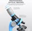 Microscope for Kids Beginners 100X 400x 2000X Magnification Kids Science Toys Carousel 4