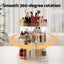 Embellir Makeup Case Acrylic Rotating Cosmetic Organizer Storage Display Holder Carousel 5