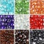 80g/2.82oz 15-25mm Translucent Glass Beads Flat Round Mosaic Tiles DIY Art Carousel 6