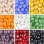 80g/2.82oz 15-25mm Translucent Glass Beads Flat Round Mosaic Tiles DIY Art Carousel 7
