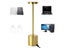 2X Cordless Table Lamp Portable Touch Sensor Desk Lamp Beside Night Light Gold Carousel 4
