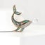 Tropicana Kohola Whale Brooch - Paua, Abalone, Shell, Crystal, Pearl, Whales,... Carousel 5