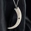 Large Carved Boars Tusk Pendant Set in Sterling Silver Carousel 3