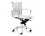 Eames style Leather Office CHAIR ( White) Carousel 1