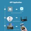 Shark 960P 360 Degrees Fisheye Lens 1.3Mp Wifi Ip Camera Support Motion Detec... Carousel 17