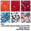80pcs(Approx. 20g/0.7oz) 1cm/0.39in Square Resin Mosaic Tiles 0.2cm/0.08in Carousel 4
