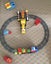Toy Train Track Carousel 1