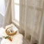 BILEEHOME Modern Short Linen Sheer Curtains For For Living Room Bedroom Voile Carousel 5
