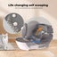 Pawz 1Pcs Grey Replaceable Rake for Self-Cleaning Cat Litter Box Easy to Install Carousel 2