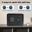 13.8L Digital Security Safe Box Password Key Lock Cash Lock Deposit Home Office Carousel 7