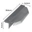 Pawz 1Pcs Grey Replaceable Rake for Self-Cleaning Cat Litter Box Easy to Install Carousel 8