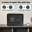13.8L Digital Security Safe Box Fingerprint Key Lock Cash Lock Home Office Carousel 8