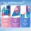 Bopeep Magnetic Tiles Blocks Frozen Toys Building Play for Kids STEM 100PCS Carousel 5