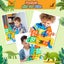 Bopeep Magnetic Tiles Blocks Dinosaur Toys Building Play for Kids STEM 100PCS Carousel 8