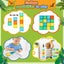 Bopeep Magnetic Tiles Blocks Dinosaur Toys Building Play for Kids STEM 60PCS Carousel 6
