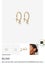 Beautiful 18KT .37TDW single drop diamond earrings Carousel 3
