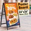 Poster Display Stand Sign Holder Carousel 3