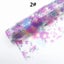 Rose Flowers Printed TPU Transparent Sheets For Bows Earrings DIY Carousel 6