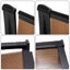 Door Canopy W100xD100cm DIY Window Door Awning Sun Shade with Tinted Roof Panel Carousel 4