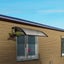 Door Canopy W150xD100cm DIY Window Door Awning Sun Shade with Clear Roof Panel Carousel 9