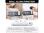 LED Digital Alarm Clock With FM Radio Snooze Weather Station Calendar Carousel 8