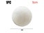 1/3/6PCS Wool Dryer Balls Fabric Virgin Reusable Softener Laundry 5cm Dry Kit Carousel 1