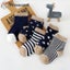 5 Pairs Lot Baby Socks For Kids Girls Boy Cotton Stripe Cartoon Summer Toddler Carousel 3
