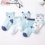 5 Pairs Lot Baby Socks For Kids Girls Boy Cotton Stripe Cartoon Summer Toddler Carousel 5