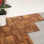 Acacia Hardwood Deck Tile 300x300x24 - pack of 10 Carousel 11