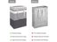 Large Laundry Basket Freestanding Laundry Hamper Collapsible Clothes Hamper Carousel 4