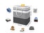 Large Laundry Basket Freestanding Laundry Hamper Collapsible Clothes Hamper Carousel 6
