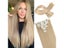 Long Straight Hairstyle 16 Clips 7Pcs/Set Hair Extensions Heat Resistant Carousel 3