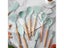 Cooking Silicone Kitchen Tool Set 12-Piece W/Light Wood Handle Silicone Brush Carousel 6