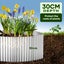 Garden Bed Edging Landscape Edge 10mx30cm Lawn Border Flower Plant Grass Steel Carousel 8