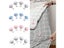 4/8/10Pc Mushroom Macaron Shaped Bed Sheets Buckle Clips Quilt Fixer Holder Carousel 3