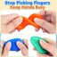 Sensory Worry Stones For Kids | 6 Piece Fidget Stress Relief Set Ages 3+(2 12Pc Carousel 3