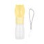 Elosung Dog Water Bottle With Bowl Dispenser 380Ml Yellow Pet Travel Cup Leak Pr Carousel 1