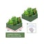 Planter box New Model with 4 layout options Green Carousel 8