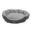Yes4pets Blue / Grey Washable Fleece Soft Pet Dog Puppy Cat Bed Large Carousel 1