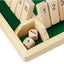 4-Way Shut The Box Dice Game - Wooden Board for 2-4 Players Carousel 4
