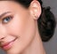 *CLEARANCE* Exciting Pinwheel Stud Earrings / .925 Silver / 18KGP Rose Gold Carousel 2