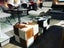 Cowhide ottoman Carousel 1