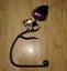 Hand forged fantail towel or toilet roll holder forged by blacksmith Carousel 3