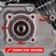6.5hp Petrol Stationary Engine Motor 4-stroke Ohv Horizontal Shaft Recoil Start Carousel 3