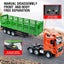 HUINA 1312 1:18 RC Orange Truck with Green Trailer (Hui Na) Carousel 7