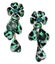 Kate Spade translucent green petal earrings - brand new Carousel 4