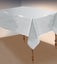 Silver Metallic Table Cover 135 X 270 Cm Carousel 1