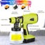 Cordless Spray Gun Paint Sprayer For Ryobi Battery Carousel 9